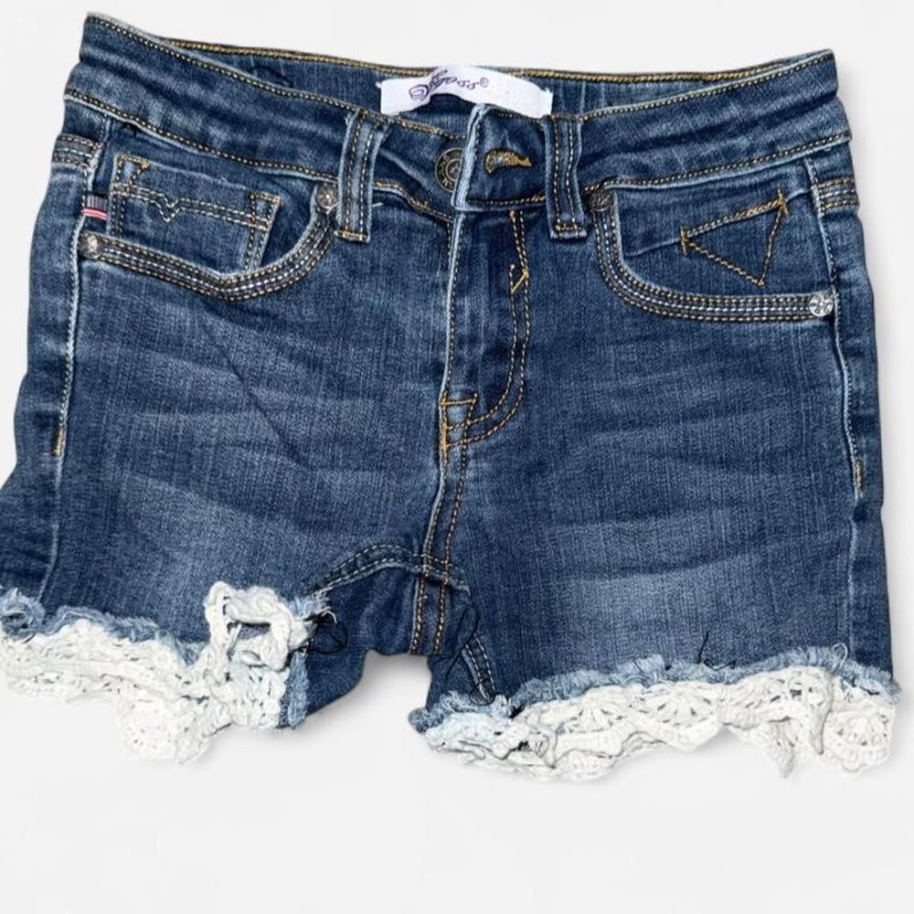 Vigoss Girl's Blue and Navy Shorts